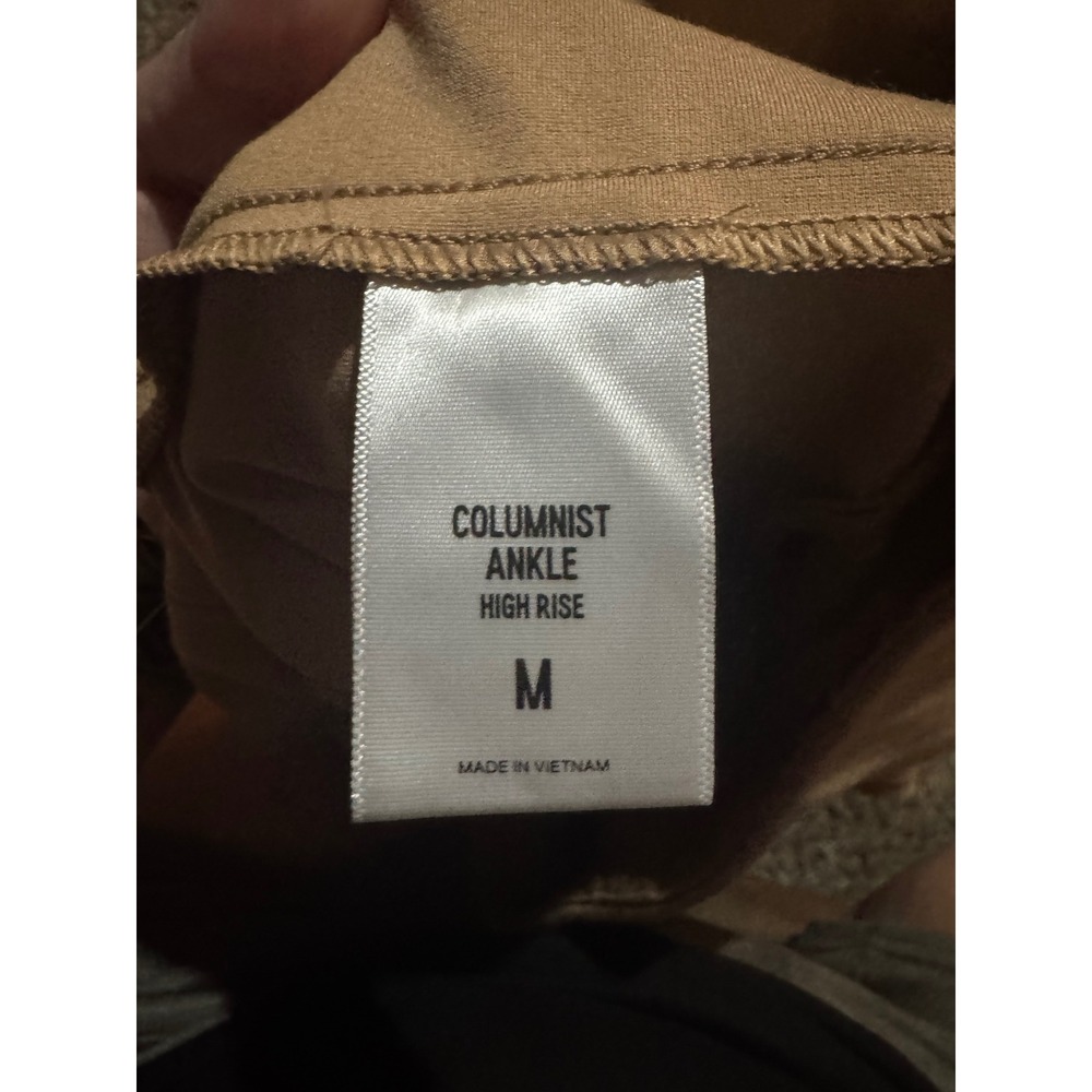 Express Columnist Ankle Pants Womens Medium Camel Tan High Rise Slim Trousers - Picture 3 of 5